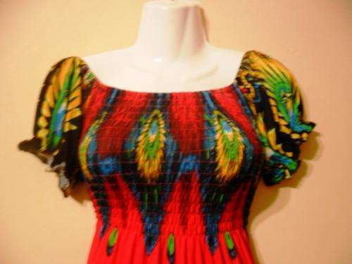 Price Reduced - Ethnic Colourfull Full Length Dress Size 12