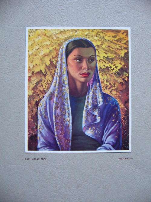 Tretchikoff print  "Cape Malay Bride"