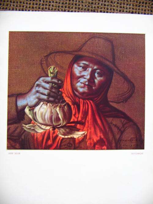 Tretchikoff print  "Herb Seller"