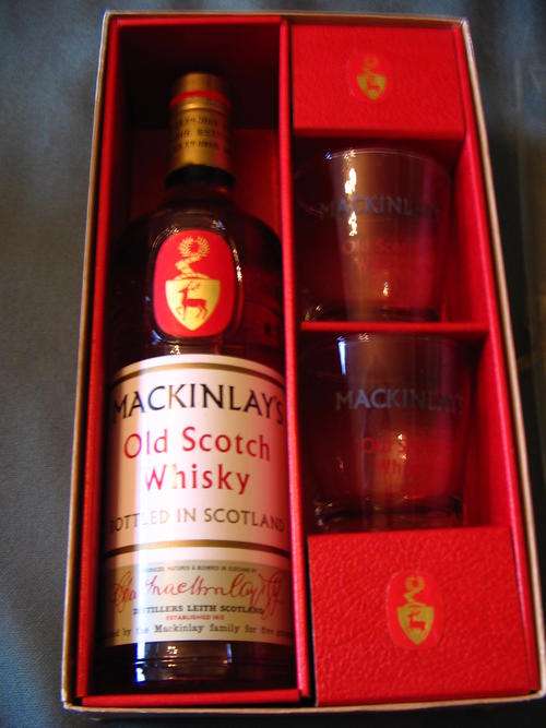 A Bottle of MacKinlay's Old Scotch Whisky bought in 1955