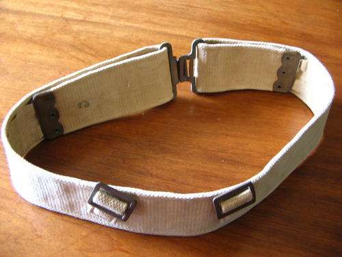 Light Khaki Webbing Belt