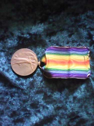 1st WW Bilingual Victory Medal