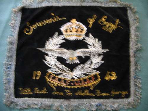 1942 WW2 Embroidered Souvenir of Egypt
