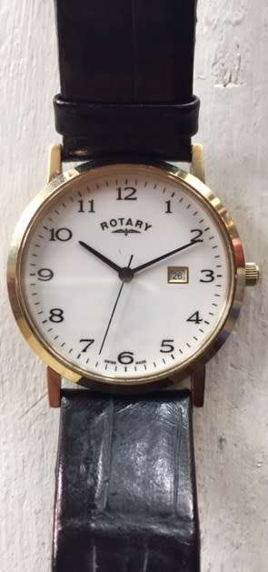Genuine Boxed Rotary Swiss Geneva Mens Watch