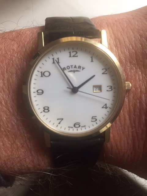 Genuine Boxed Rotary Swiss Geneva Mens Watch
