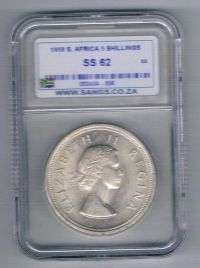 1958 CROWN (5 SHILLINGS) SANGS GRADED SS62