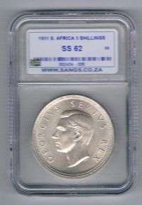 1951 CROWN ( 5 SHILLINGS ) SANGS GRADED SS62