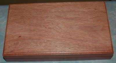 Rosewood Box with capacity to hold 3 Slabbed coins