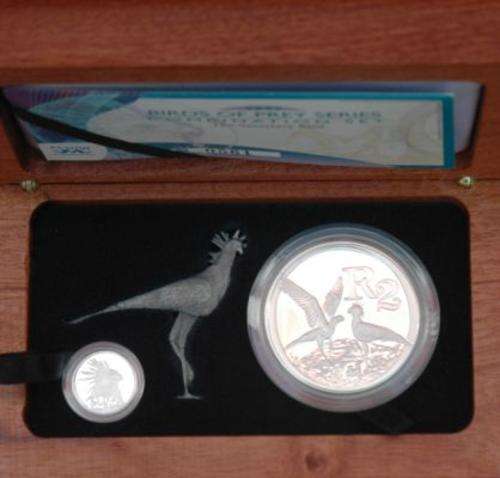 BIRDS OF PREY SERIES SECRETARY BIRD COMBO PROOF SET