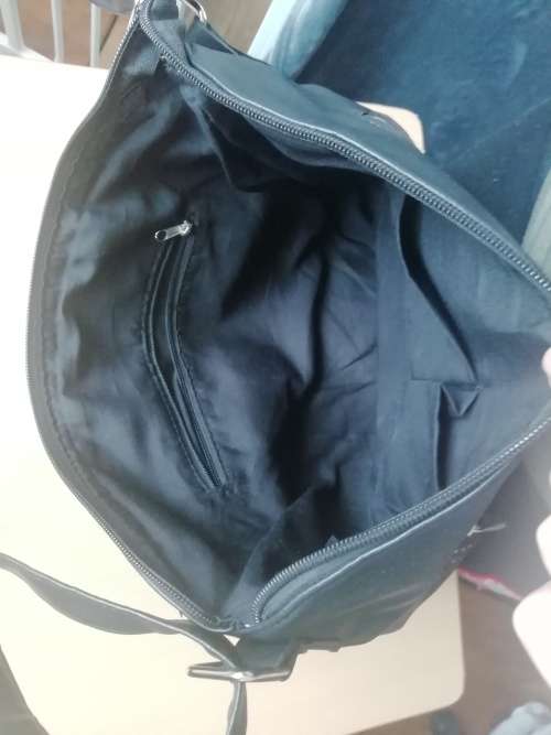Synthetic leather handbag