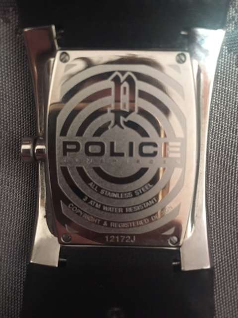 POLICE LEATHER WATCH