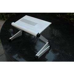Laptop Desk/Ipad/Galaxy Tab Desk, Multifunctional Portable Desk Panel Size (L*W) : 450*245MM White