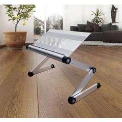 Laptop Desk/Ipad/Galaxy Tab Desk, Multifunctional Portable Desk Panel Size (L*W) : 450*290MM Silver