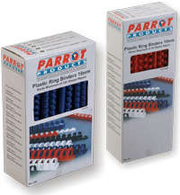 PLASTIC RING BINDERS(100/BOX) B1006