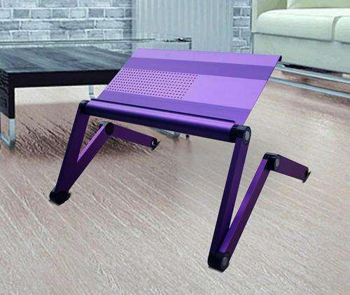 Laptop Desk, Multifunctional Portable Desk Panel Size (L*W) : 450*290MM PURPLE