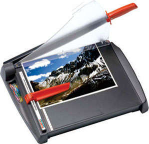 Plastic Base Guillotine 343mm 10 Sheet