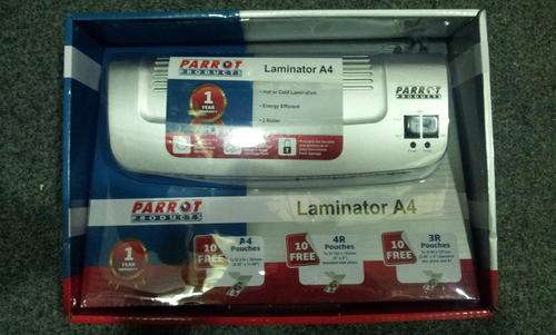 LAMINATOR A4 - 2 ROLLER RETAIL PACK(FREE LAMINATING POUCHES)