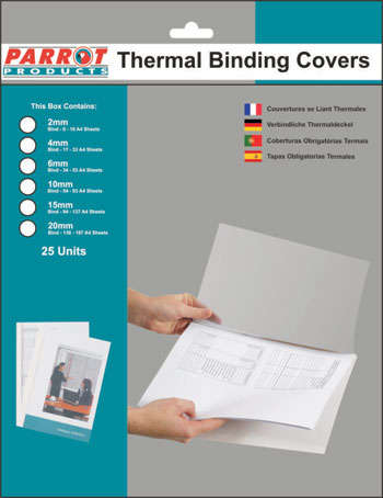 THERMAL BINDING COVER(25 BOX) 6MM