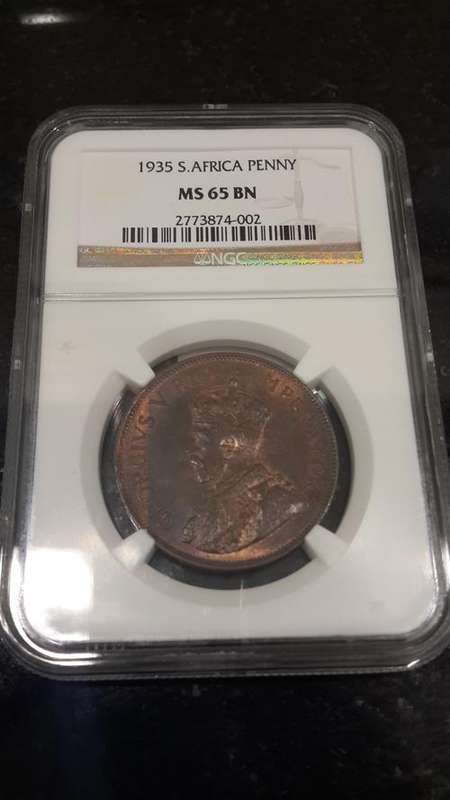 1935 penny MS65BN