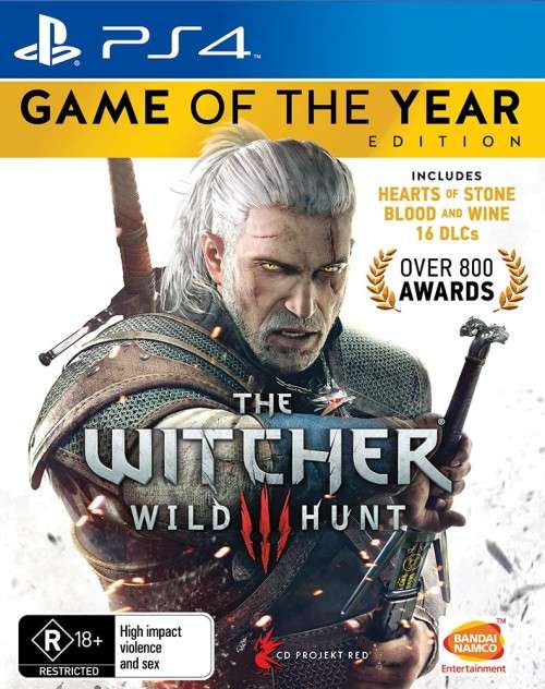 The Witcher 3 Game Of The Year Edition PS4 Like New!