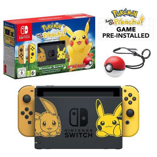 Nintendo Switch Pokemon Edition Let's Go Pikachu (INCLUDES FREE SHIPPING)