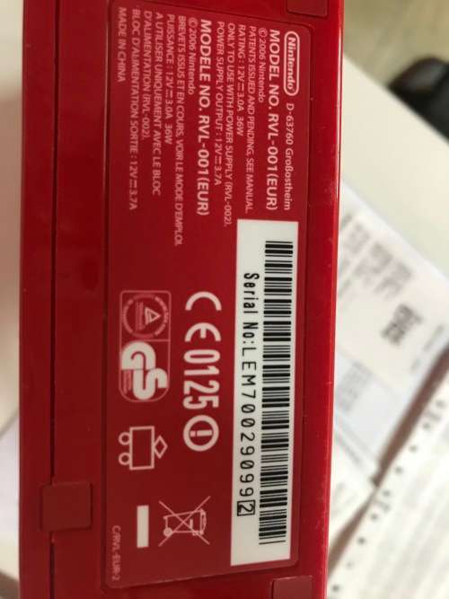 Boxed 25th Anniversary Super Mario Limited Edition Nintendo Wii Good Condition!