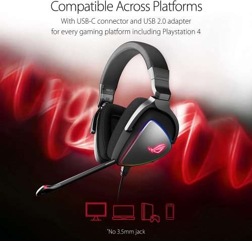 ASUS ROG DELTA Headset Boxed Like New!
