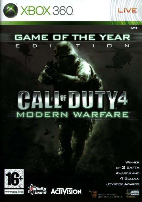 Call Of Duty 4 Modern Warfare GOTY Xbox 360 Good Condition!