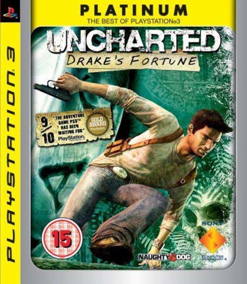 Uncharted Drakes Fortune PS3 Like New! (Platinum Edition)