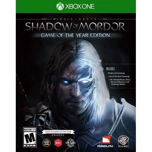 Shadow Of Mordor Game Of The Year Edition XBOX One Brand New & Sealed!