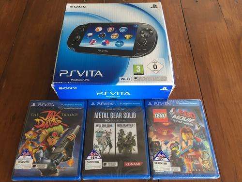 PS VITA Bundle Wifi Edition Boxed Like New With 3 Brand New & Sealed Games!