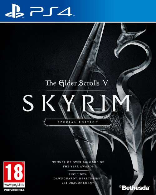 The Elder Scrolls V Skyrim Special Edition Map Included PS4 Great Condition!