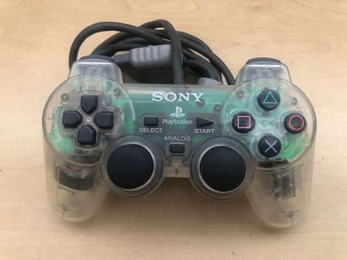 Official PlayStation 1 Clear Controller Immaculate Condition!