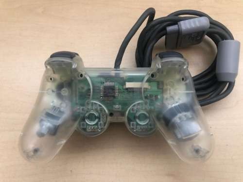 Official PlayStation 1 Clear Controller Immaculate Condition!