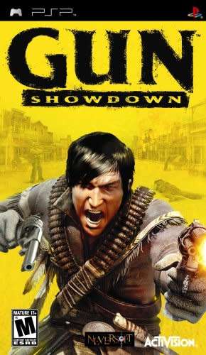 Gun Showdown PSP Manual Included Good Condition!