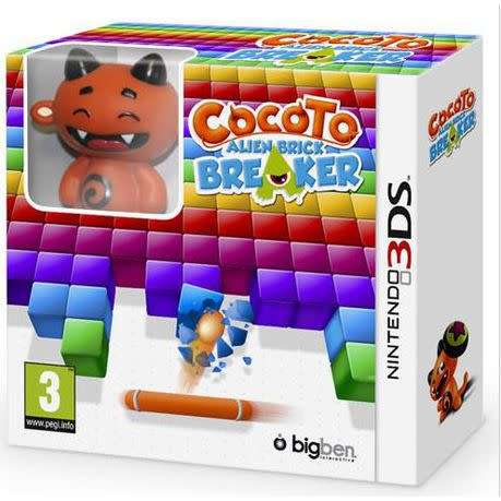 Cocoto Alien Brick Breaker Nintendo 3DS New Still Sealed!
