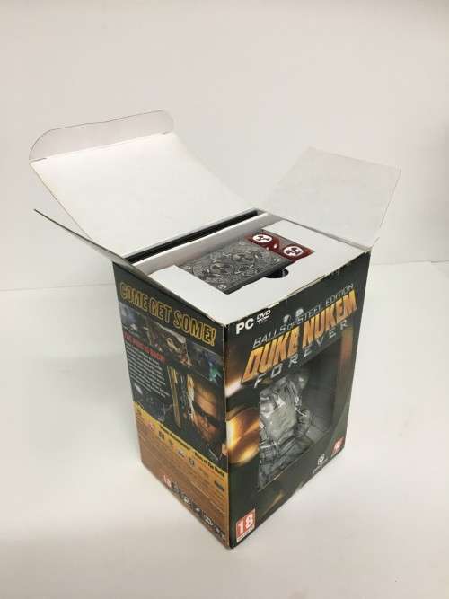 Duke Nukem Forever Balls Of Steel PC Collectors Edition As New!  Open Box - Slight Wear On Box