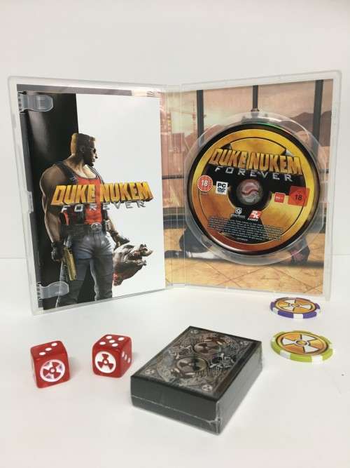 Duke Nukem Forever Balls Of Steel PC Collectors Edition As New!  Open Box - Slight Wear On Box