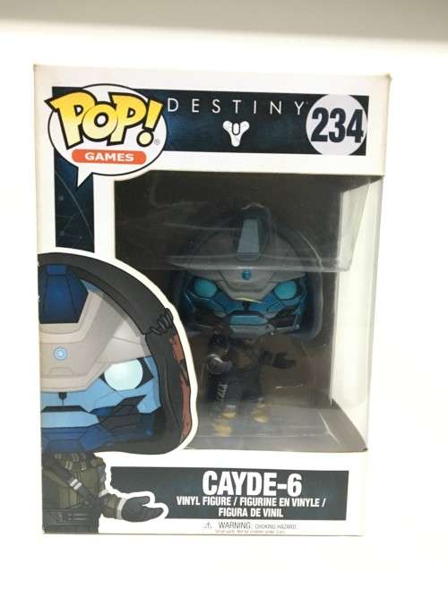 Funko Pop! Games Destiny Cayde-6 Action Figure New!  Slight Wear To Box ( See Photos )
