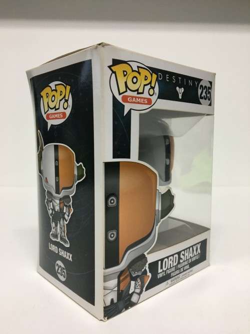 Funko Pop! Games Destiny Lord Shaxx Action Figure New! Slight Wear To Box ( See Photos )
