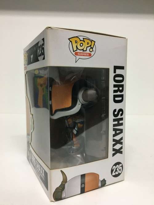 Funko Pop! Games Destiny Lord Shaxx Action Figure New! Slight Wear To Box ( See Photos )