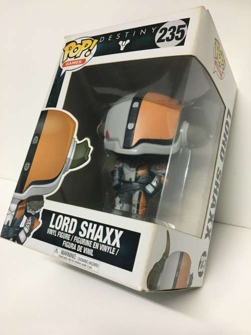 Funko Pop! Games Destiny Lord Shaxx Action Figure New! Slight Wear To Box ( See Photos )