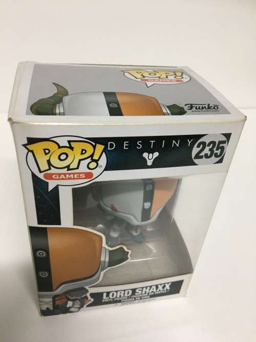 Funko Pop! Games Destiny Lord Shaxx Action Figure New! Slight Wear To Box ( See Photos )