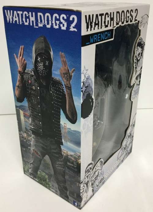 Watch Dogs 2 The Wrench Action Figure Model Ubi Collectibles New Still Sealed!