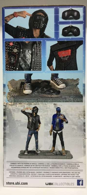 Watch Dogs 2 The Wrench Action Figure Model Ubi Collectibles New Still Sealed!