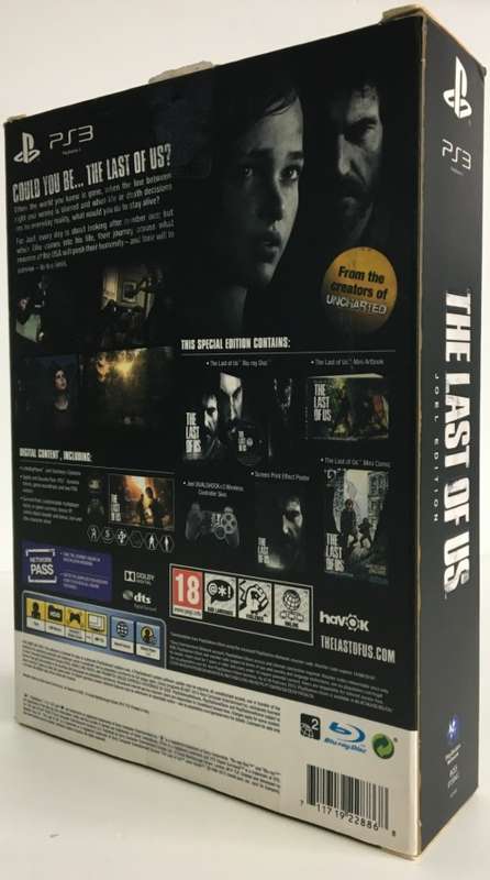 The Last Of Us Special Edition:  Joel PS3 Great Condition! Screen Print Effect Poster Not Included.