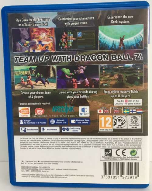 Dragon Ball Z Battle Of Z PS VITA Complete Great Condition!