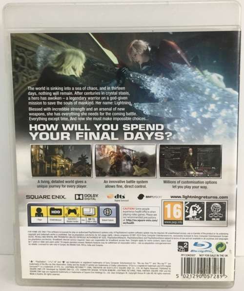 Lightning Returns:  Final Fantasy XIII PS3 Great Condition!  ( See Photos )