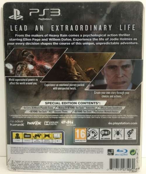 Beyond: Two Souls Special Edition ( Steelbook Edition ) PS3 Great Condition! ( See Photos )