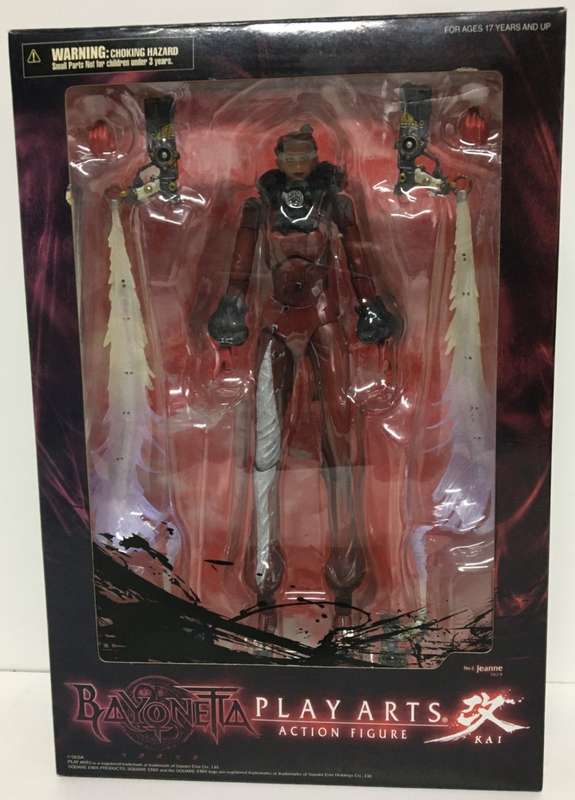 Square Enix Bayonetta Play Arts Kai Jeanne Action Figure New! Slight Wear On Box ( See Photos )